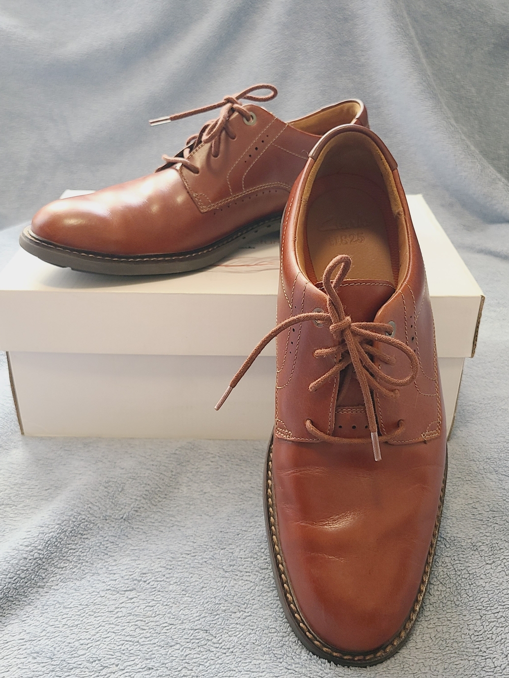 Clarks Dark Brown Leather Oxford